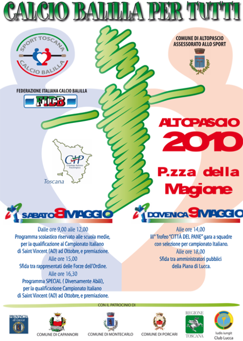 Calcio Balilla per Tutti 2010