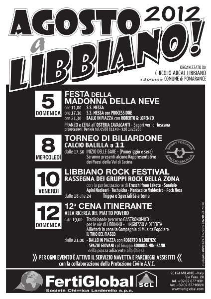 Agosto a Libbiano 2012