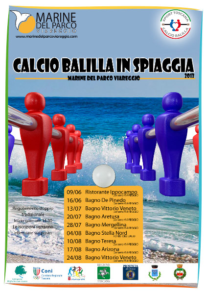 Calcio Balilla in Spiaggia 2013