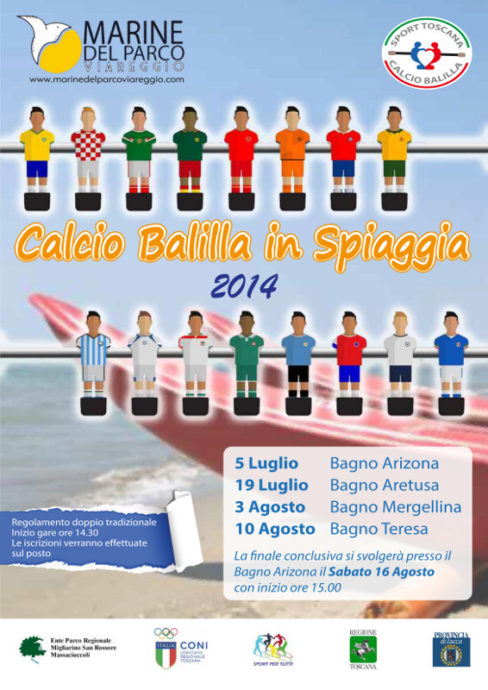 Calcio Balilla in Spiaggia 2014